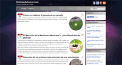 Desktop Screenshot of noticiasdehumor.com